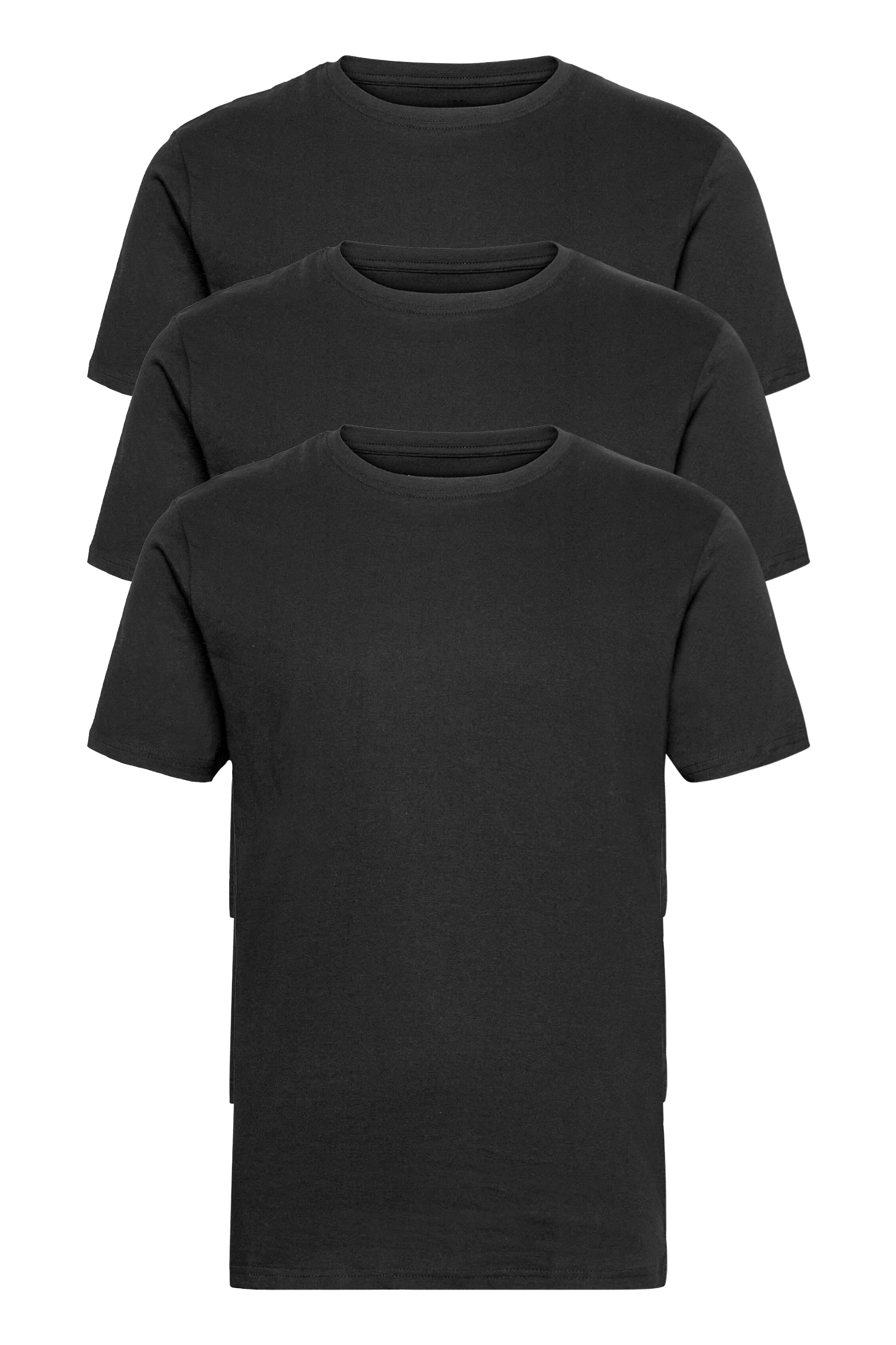 3 T-shirts col Rond 100% Coton Bio - 150 GSM