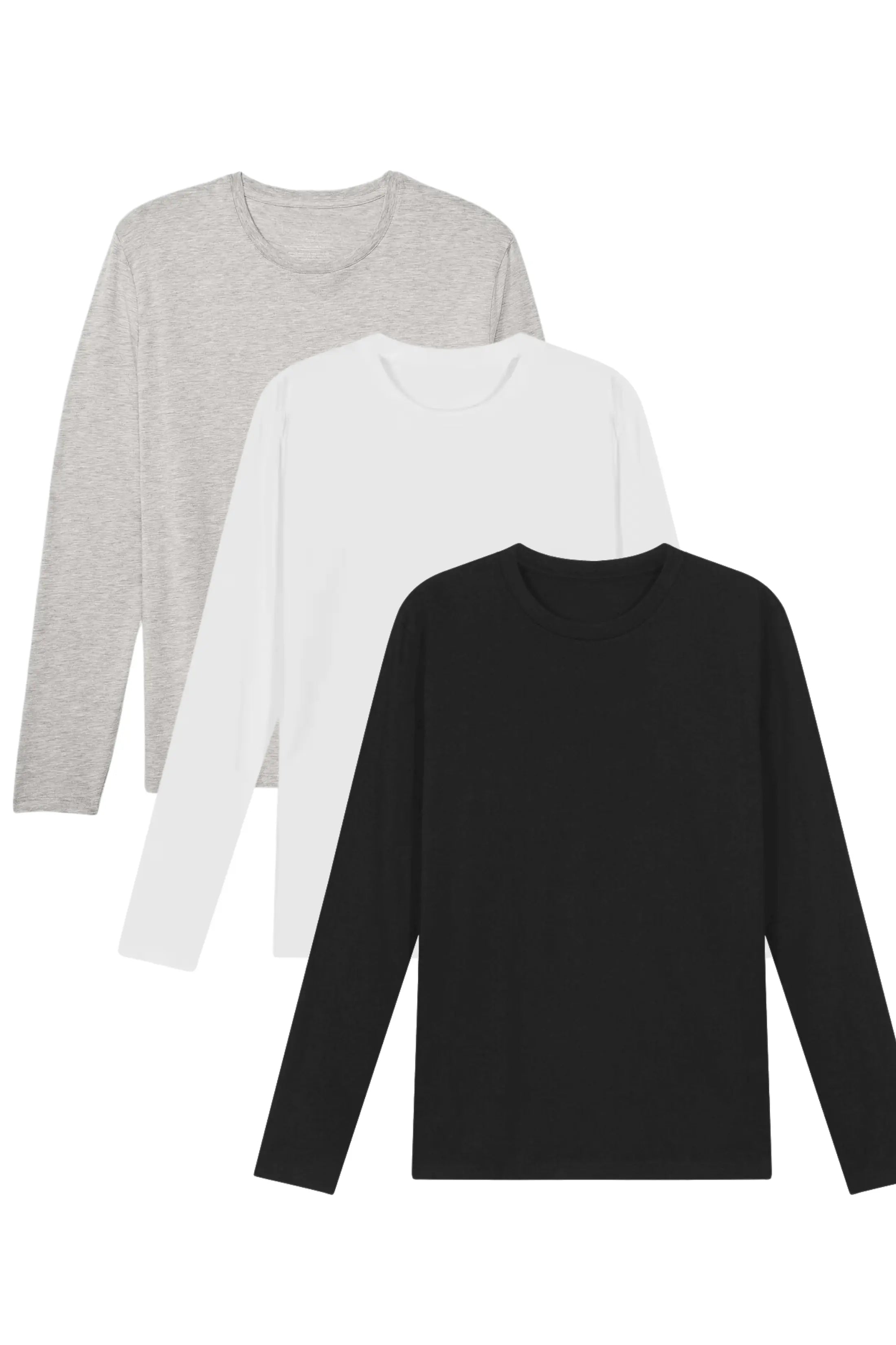 x3 Ultra doux T-shirts léger à manche -  Aseely™