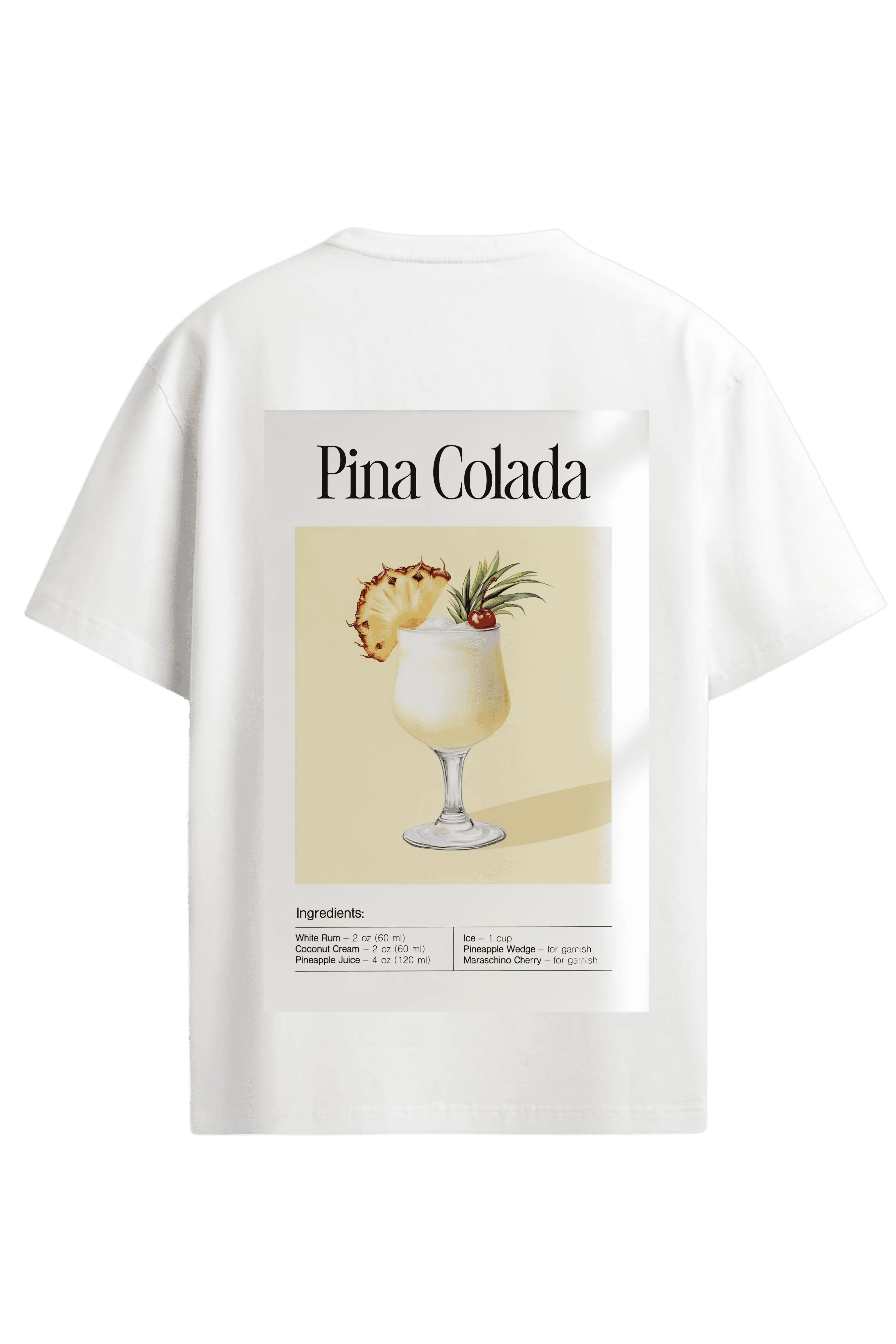 PINA COLADA Oversize T-SHIRT | 220 GSM